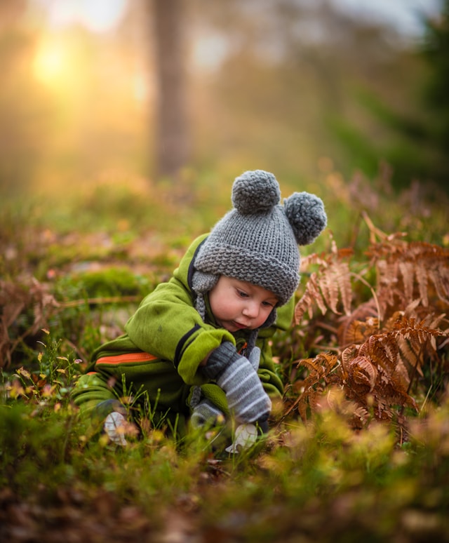 Child in nature